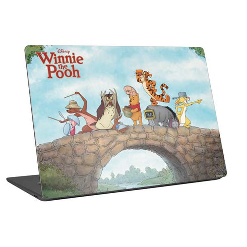 Disney Winnie the Pooh All Characters Universal Laptop 12in (9.8 x 6.8in) Skin